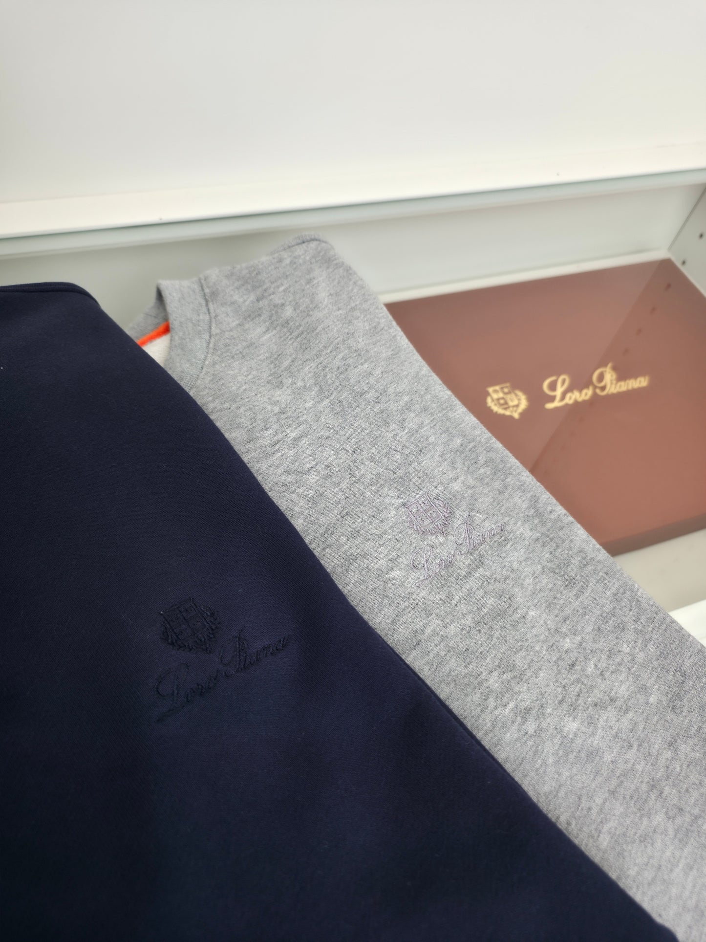 Grey and Dark Blue Jersey