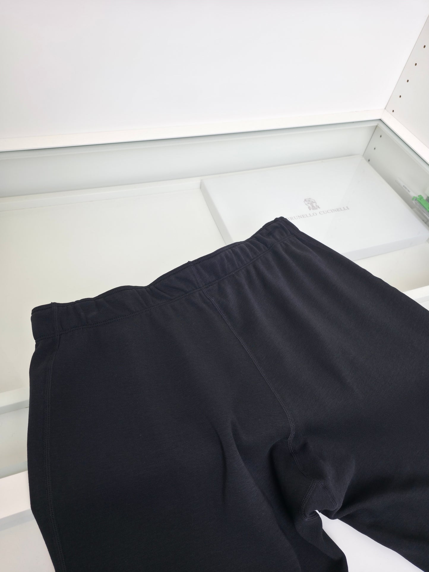 Black Jersey and Pant Suit