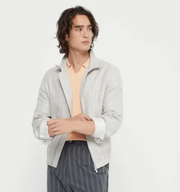 White and Grey Jacket