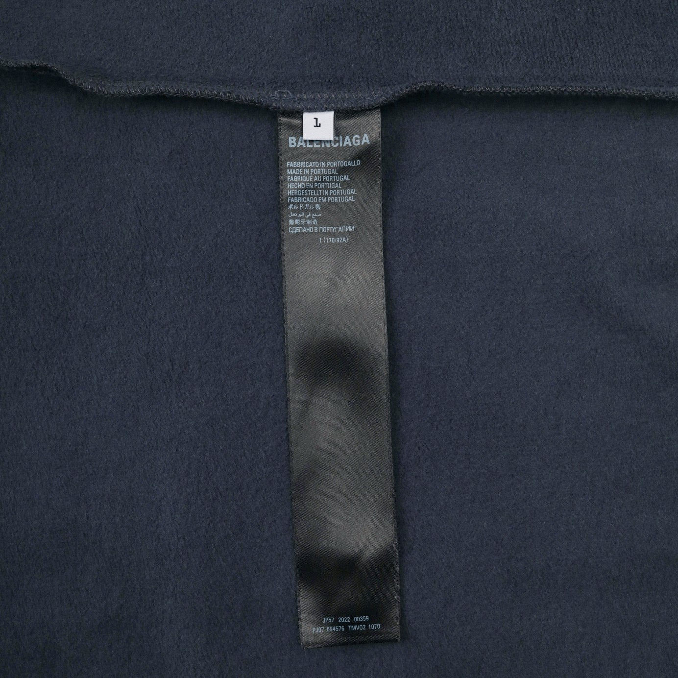Sudadera con capucha azul oscuro
