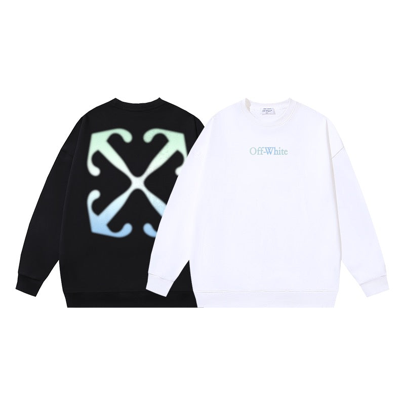 Sudadera blanca y negra