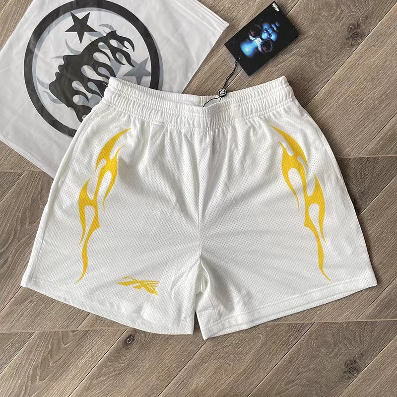 Schwarz-weiße Shorts