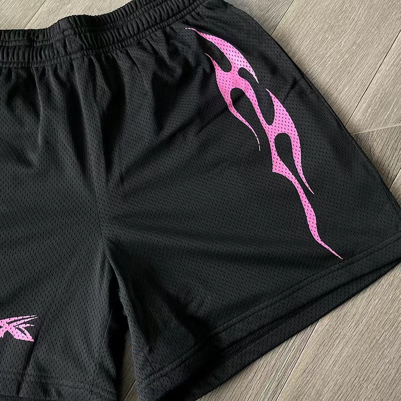 Schwarz-weiße Shorts