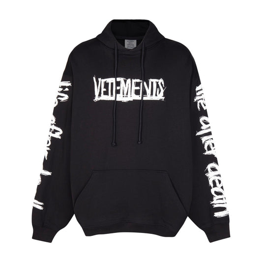 Schwarz-grauer Hoodie