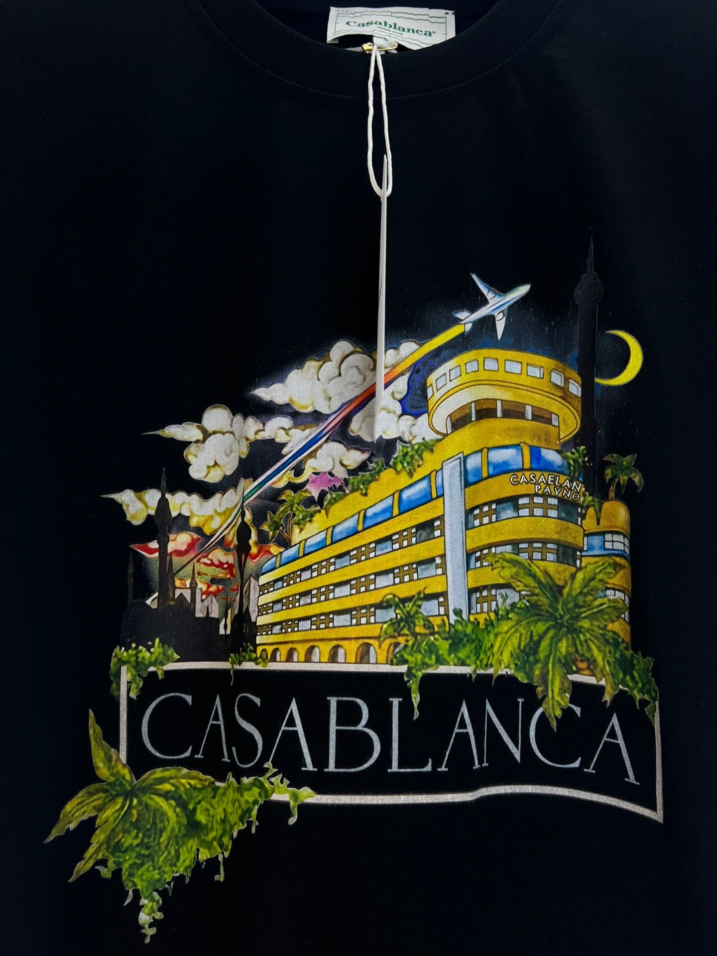 Blau-weißes T-Shirt