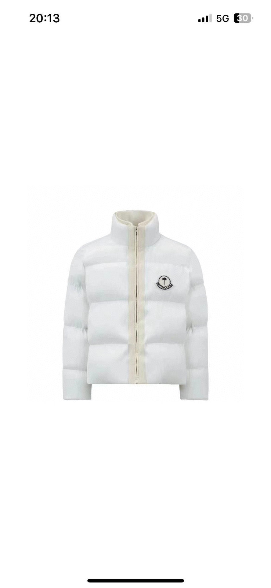 Weiße Jacke