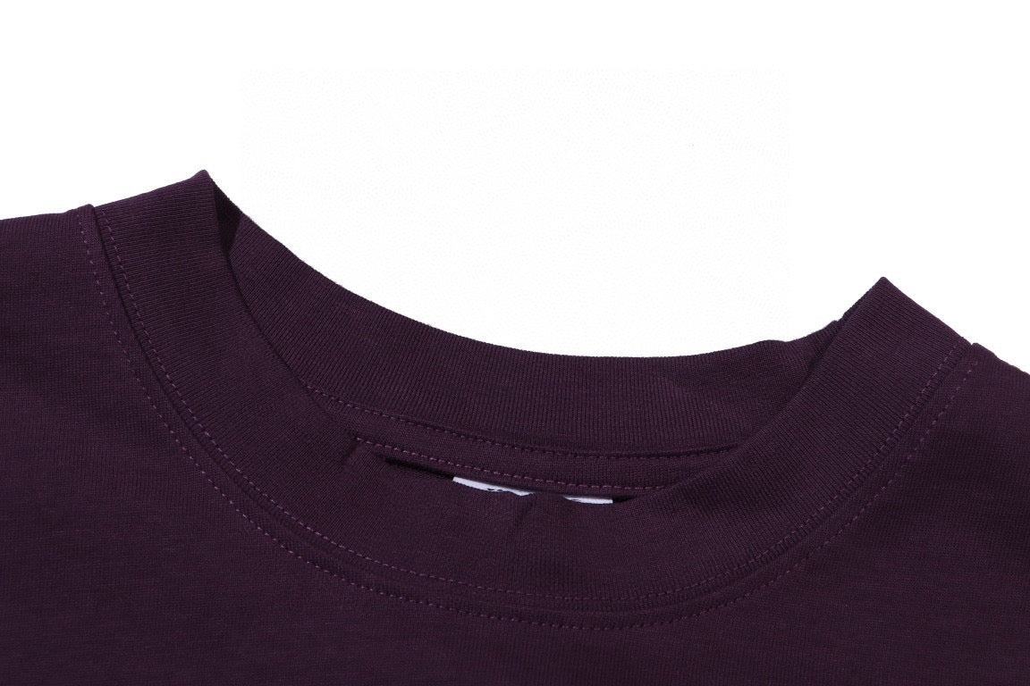 Black,White and Purple T-shirt