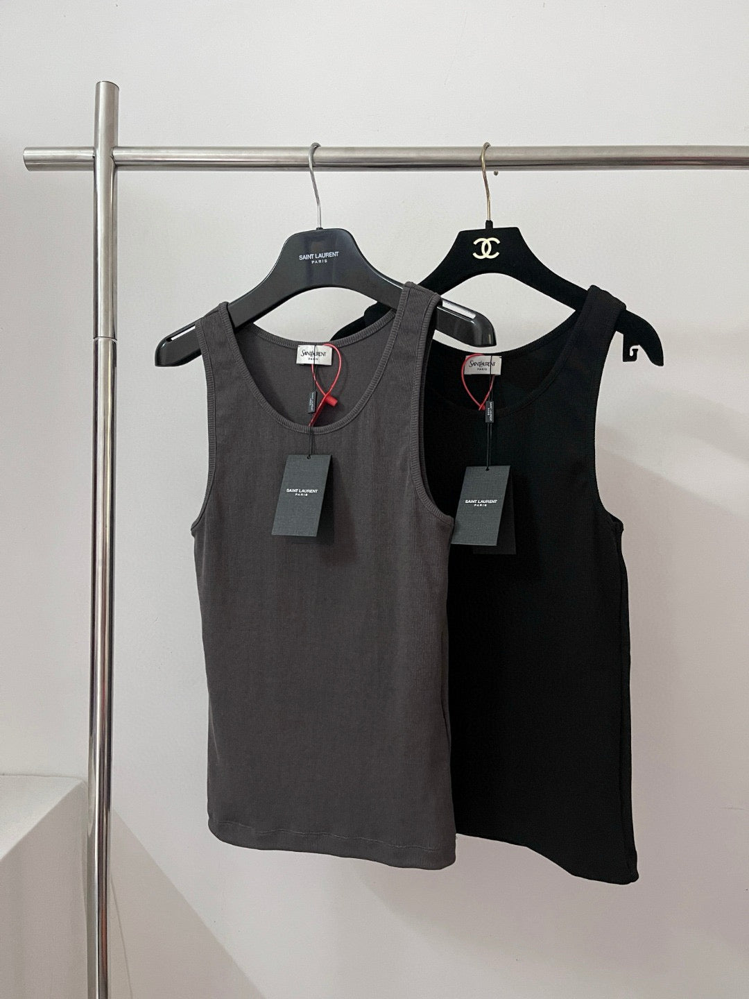 Grey and Black Vest