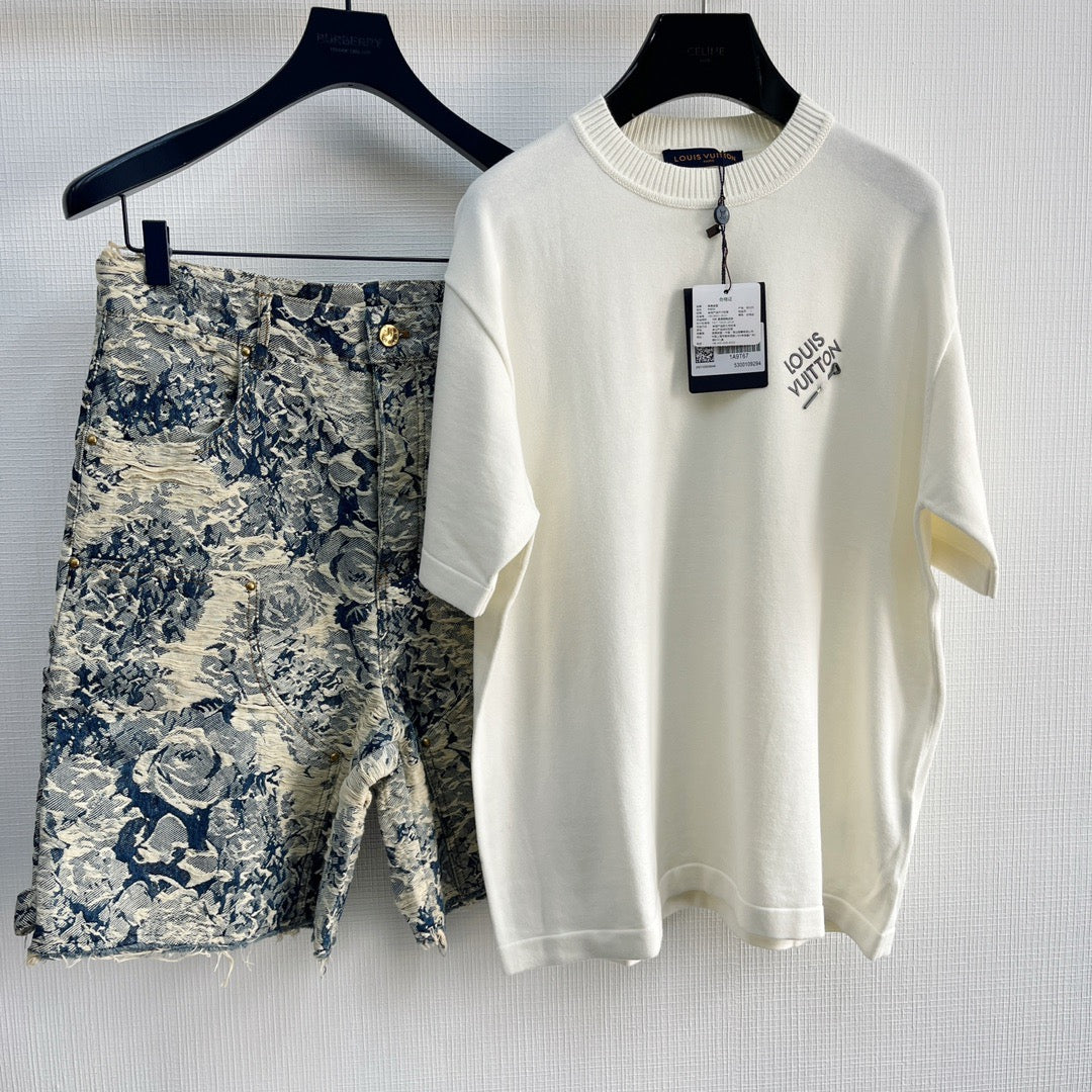 Black White and Blue T-shirt