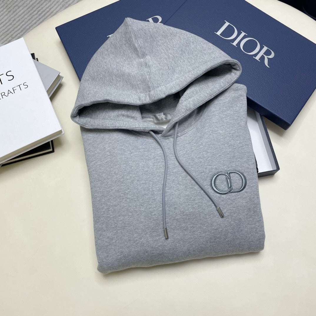 Sudadera con capucha negra y gris