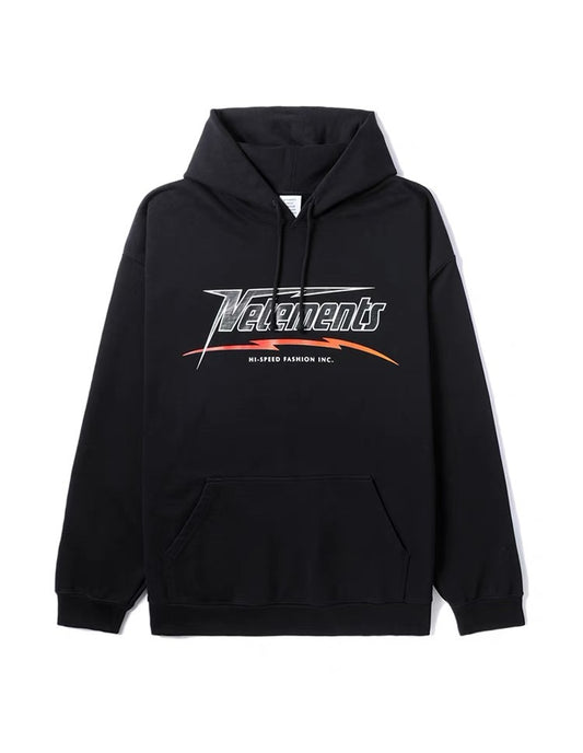 Schwarzer Hoodie