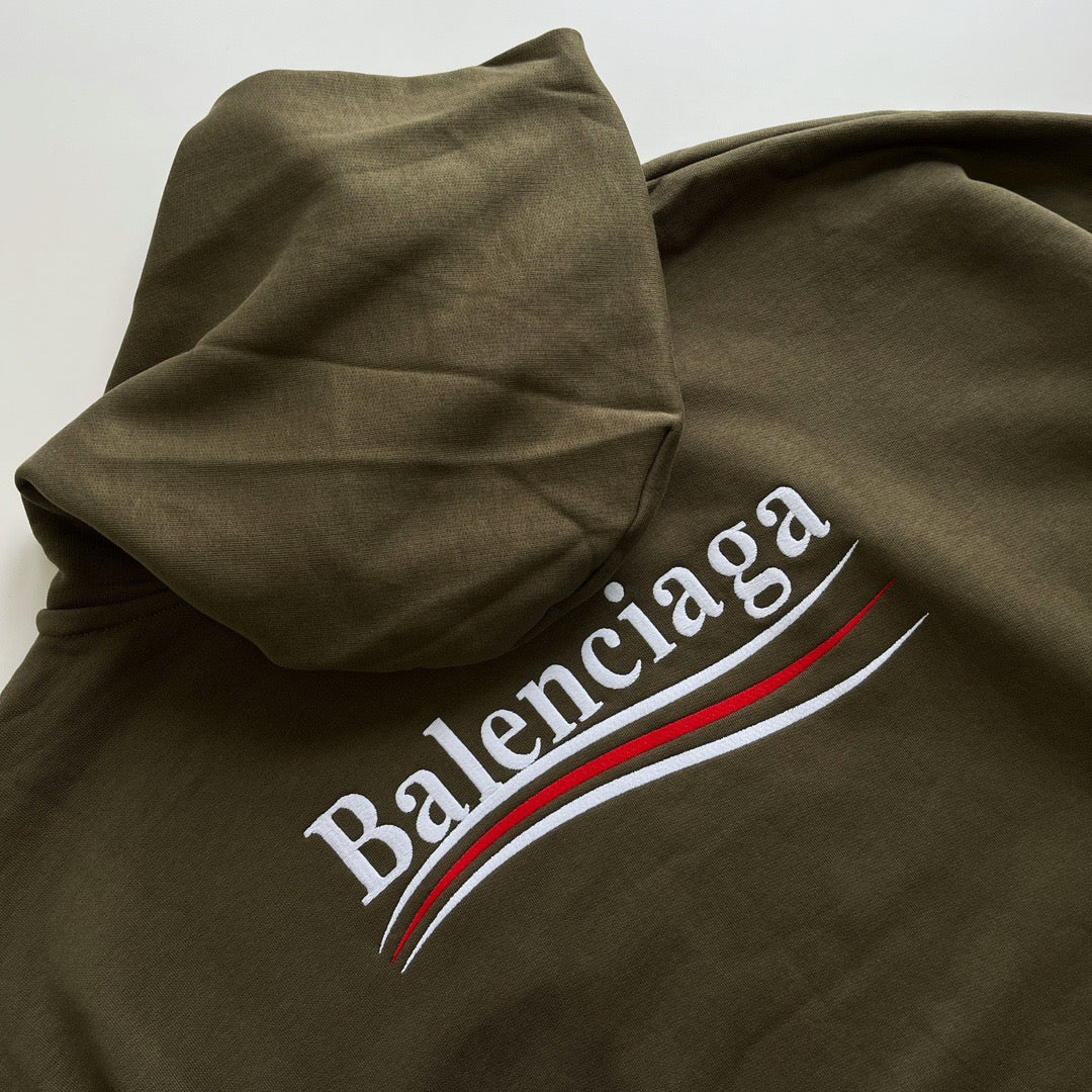 Sudadera con capucha marrón grisácea