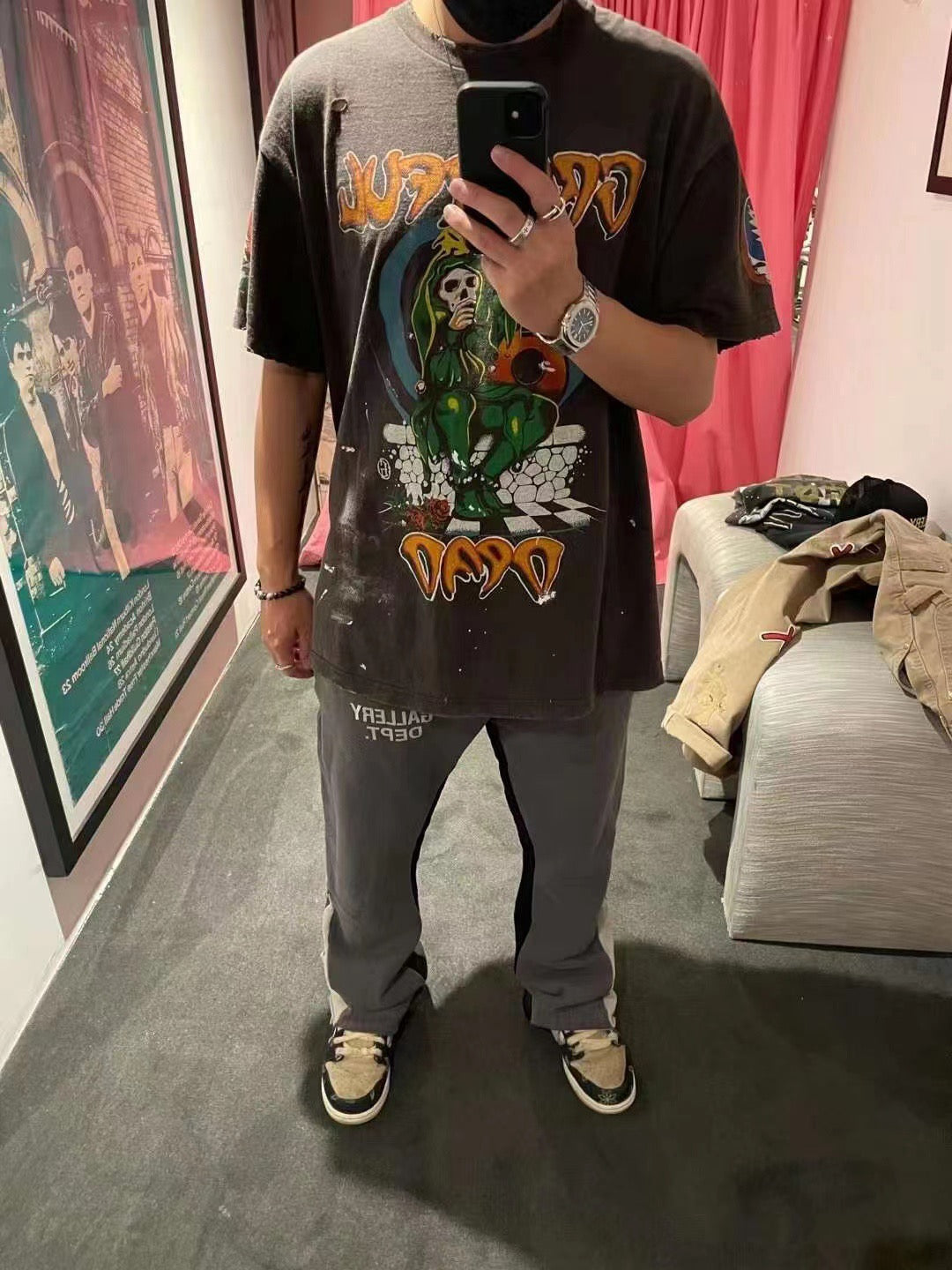 camiseta negra