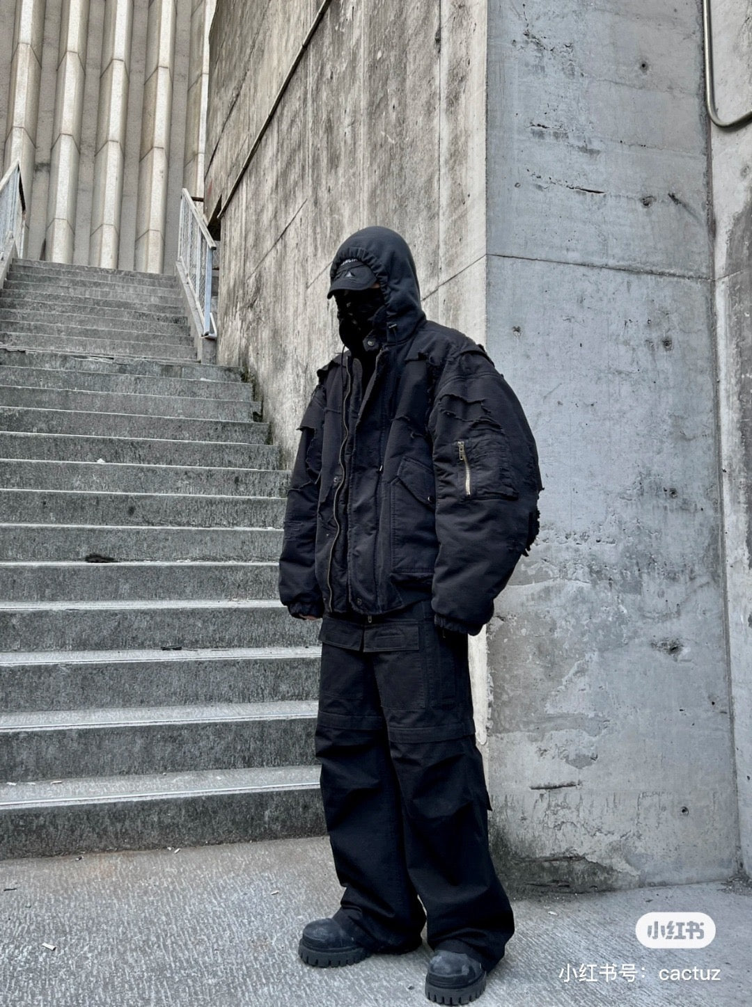 Schwarze Jacke