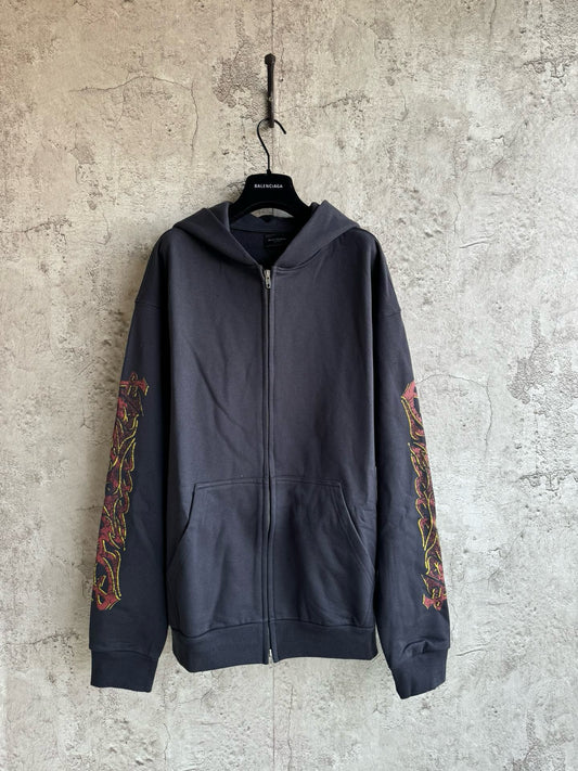 Schwarzer Hoodie