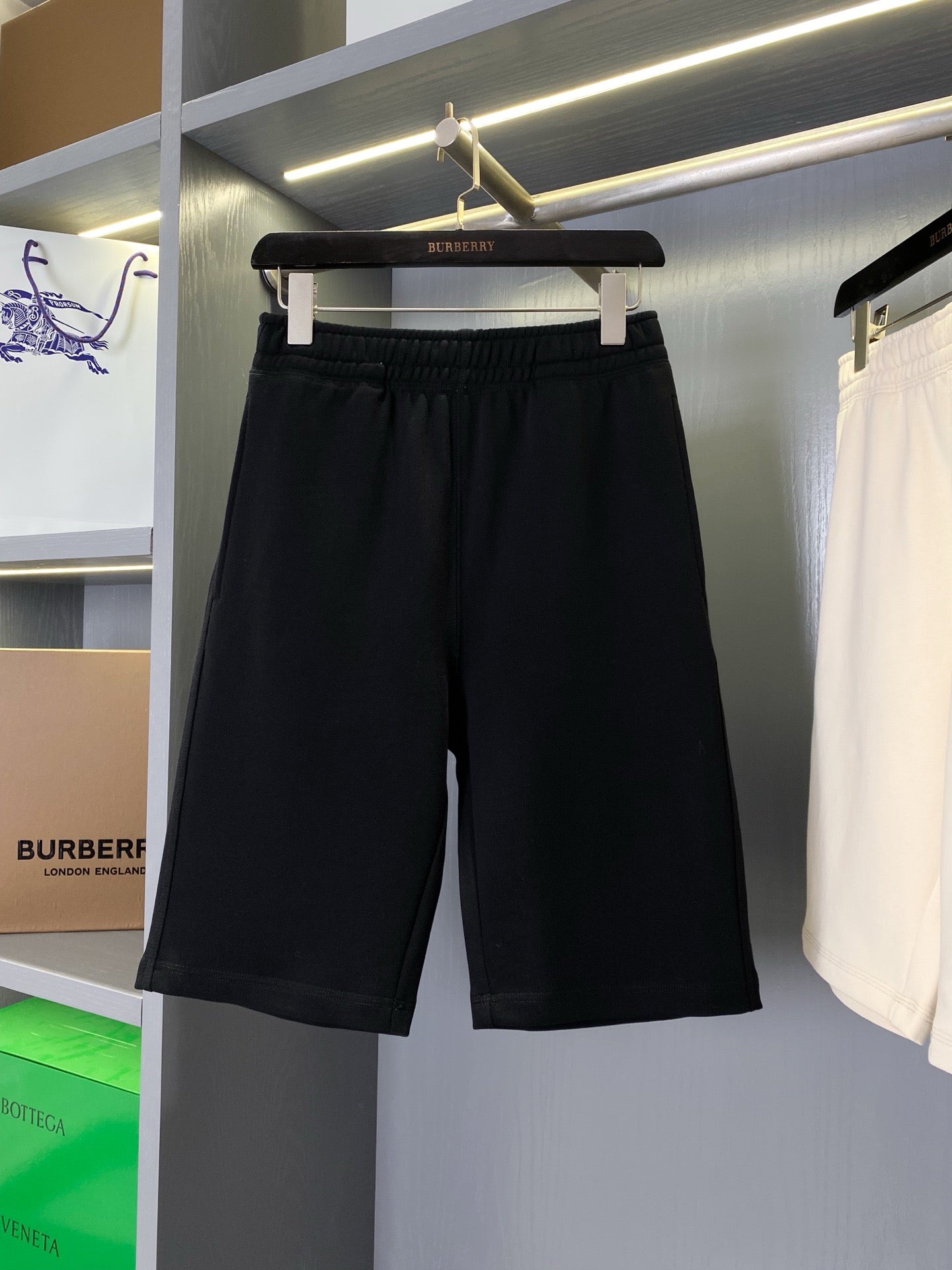 Black and Beige Short