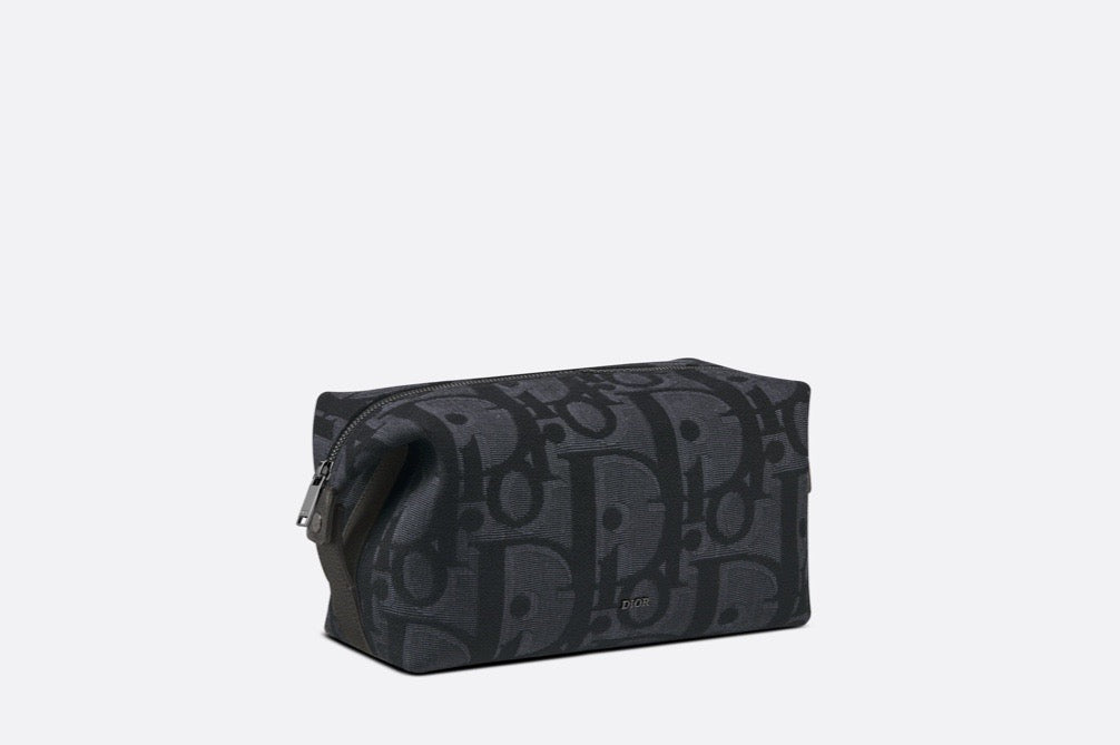Blaue und schwarzgraue Tasche