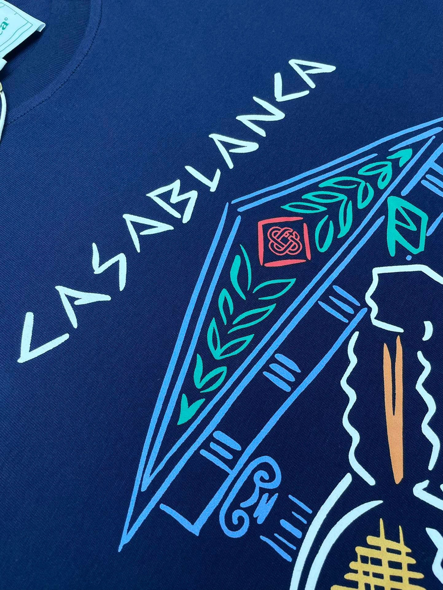 camiseta azul