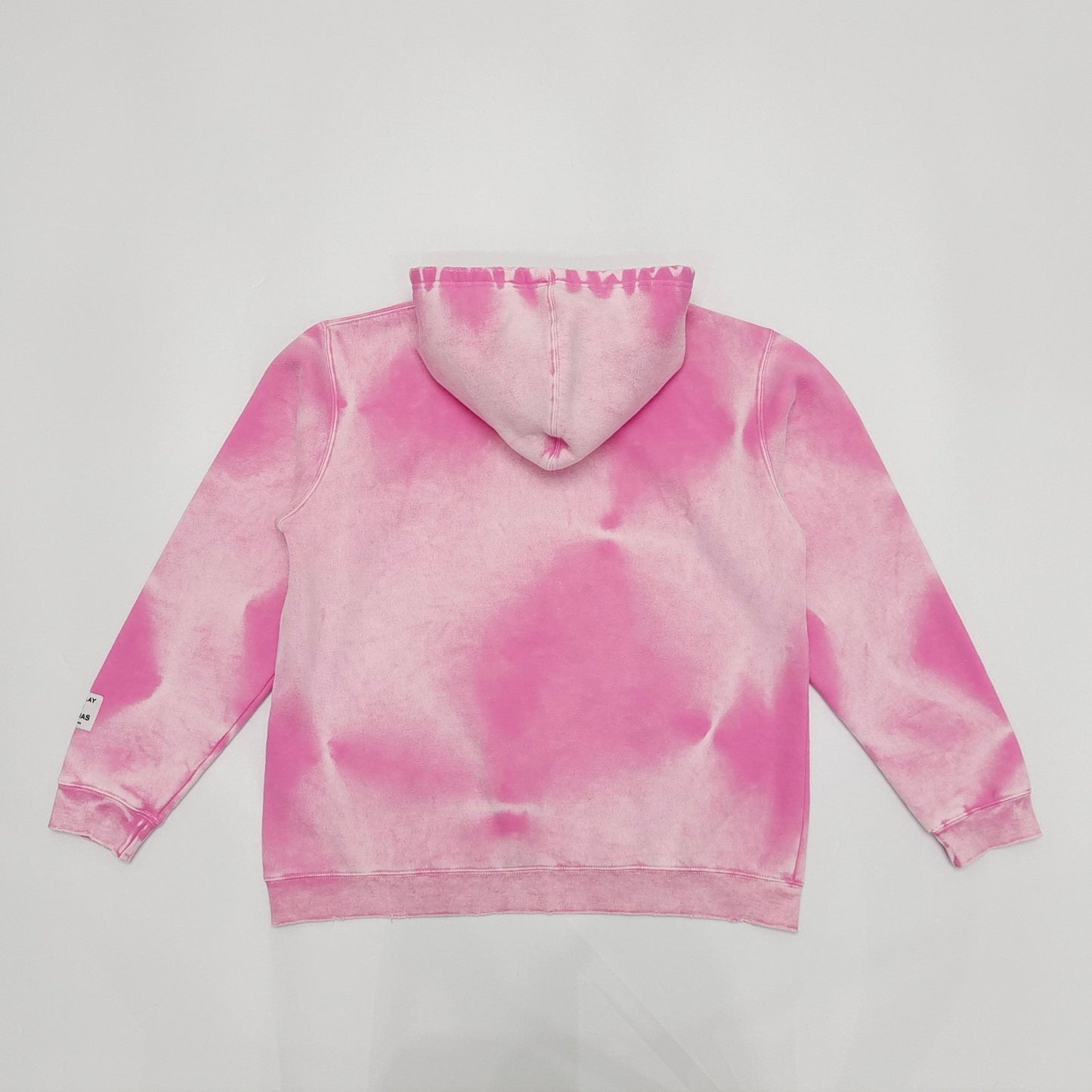 Sudadera con capucha amarilla y rosa
