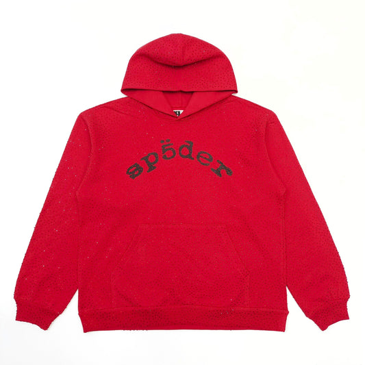 Roter Kapuzenpullover