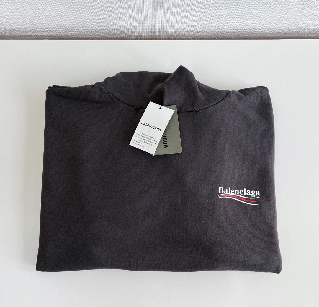 Sudadera con capucha azul cielo y gris oscuro