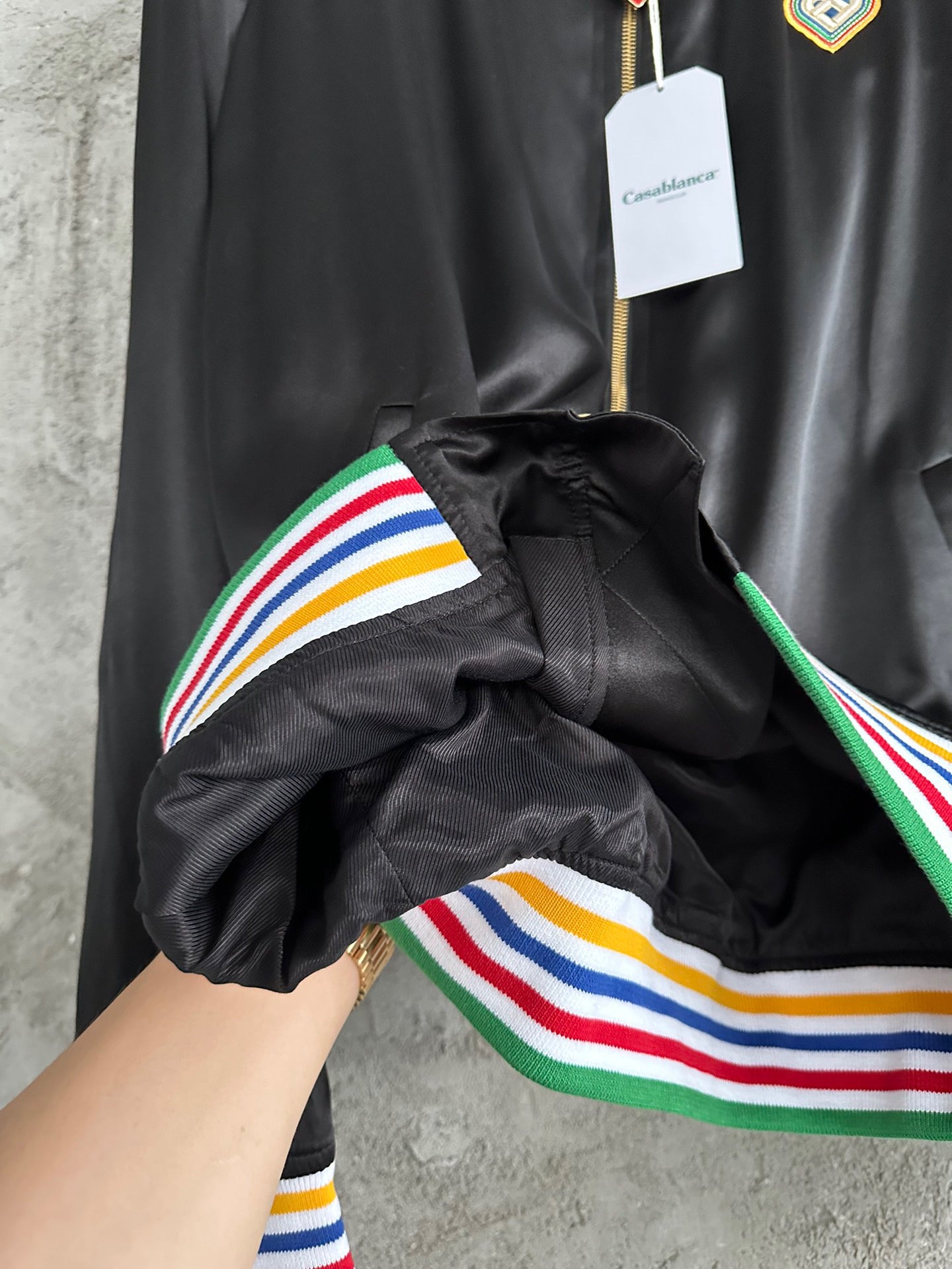 Mehrfarbige Jacke