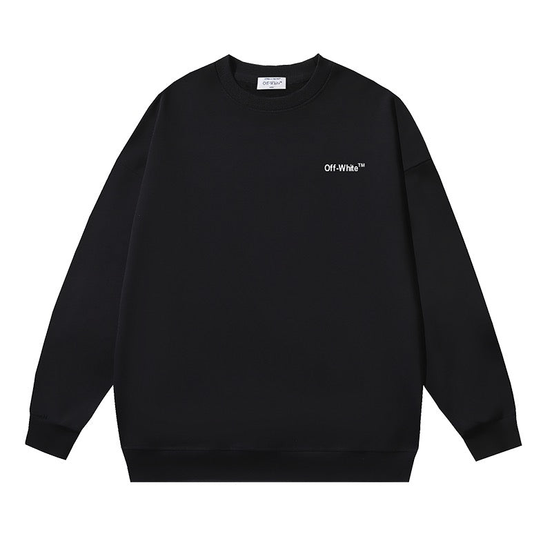 Sudadera blanca y negra