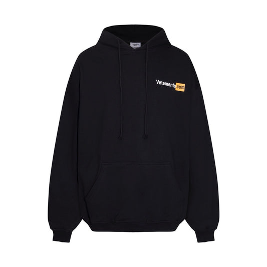 Schwarzer Hoodie