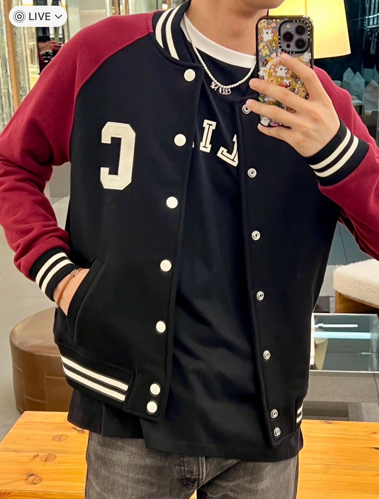 Chaqueta multicolor