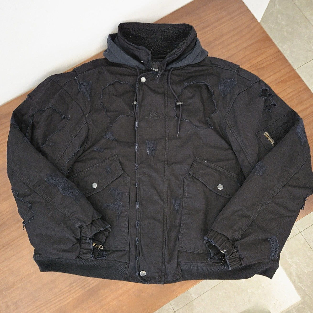 Schwarze Jacke