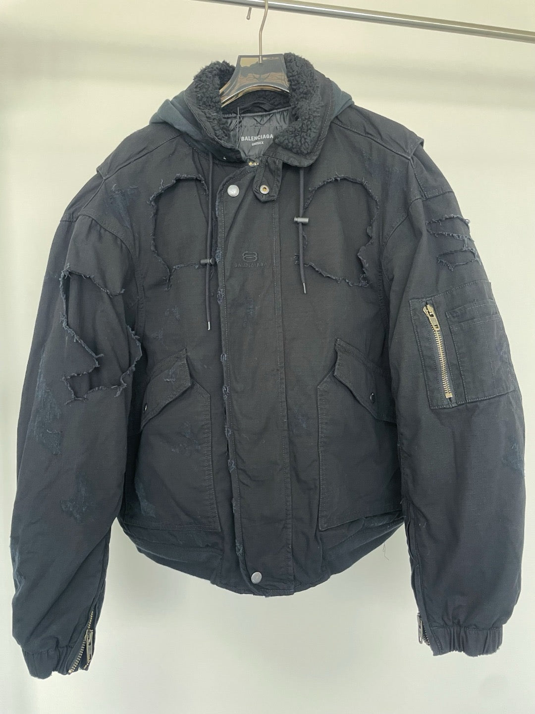 Schwarze Jacke