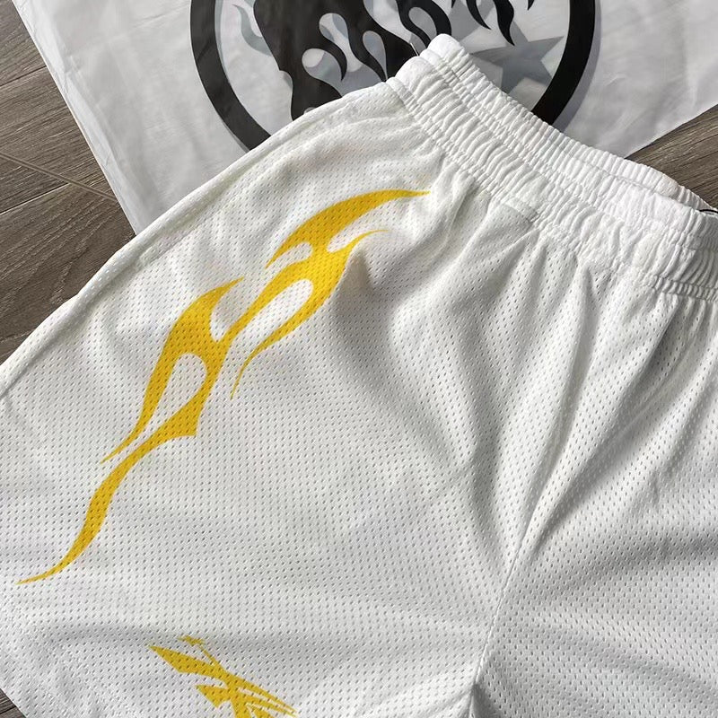 Schwarz-weiße Shorts