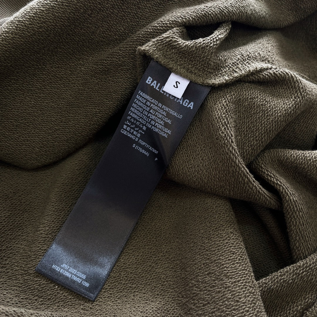 Sudadera con capucha marrón grisácea