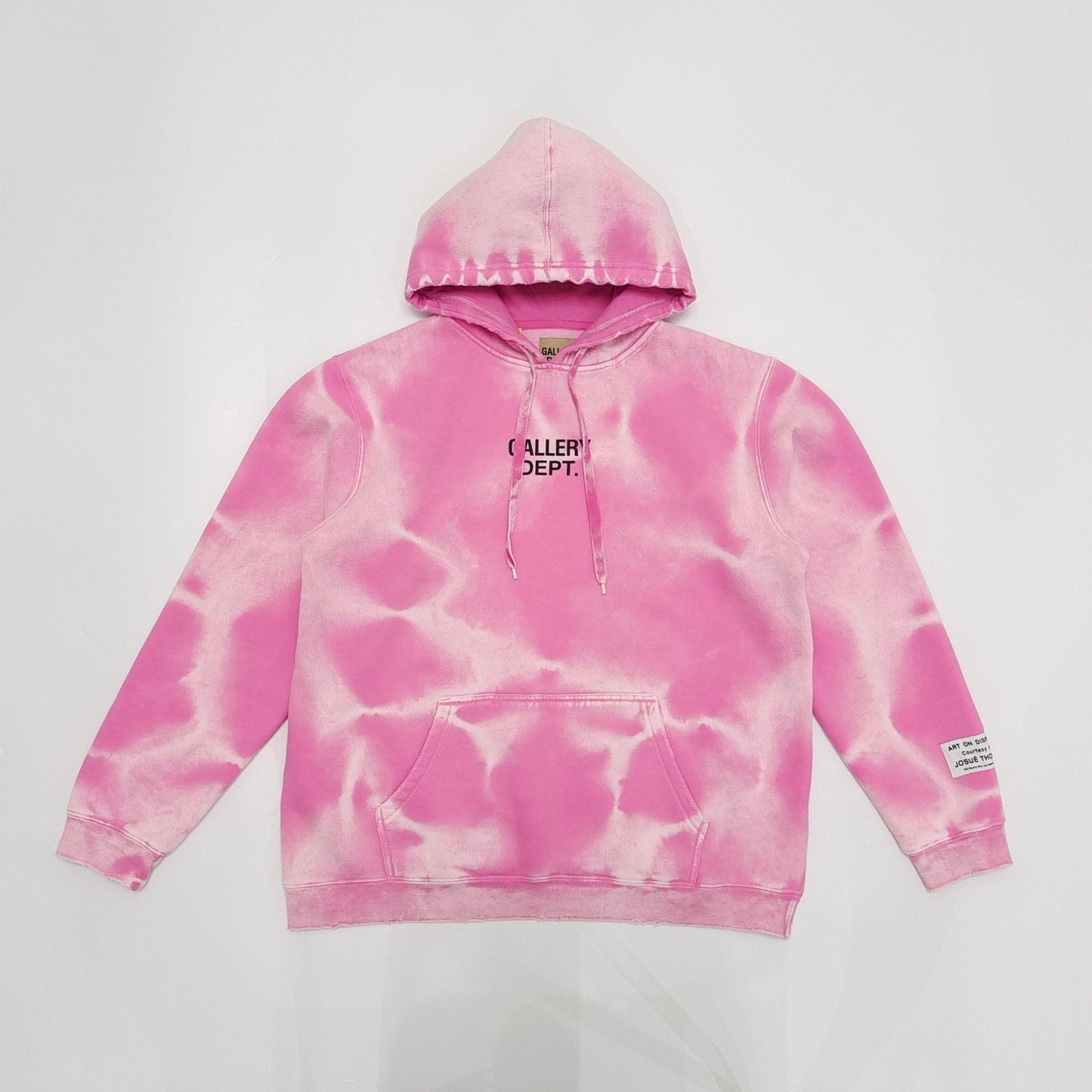 Sudadera con capucha amarilla y rosa