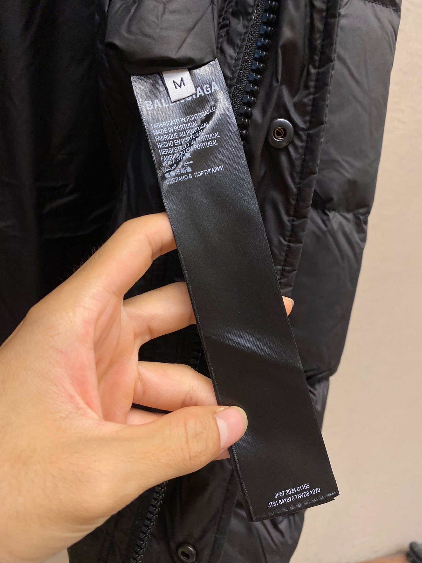 Schwarze Jacke