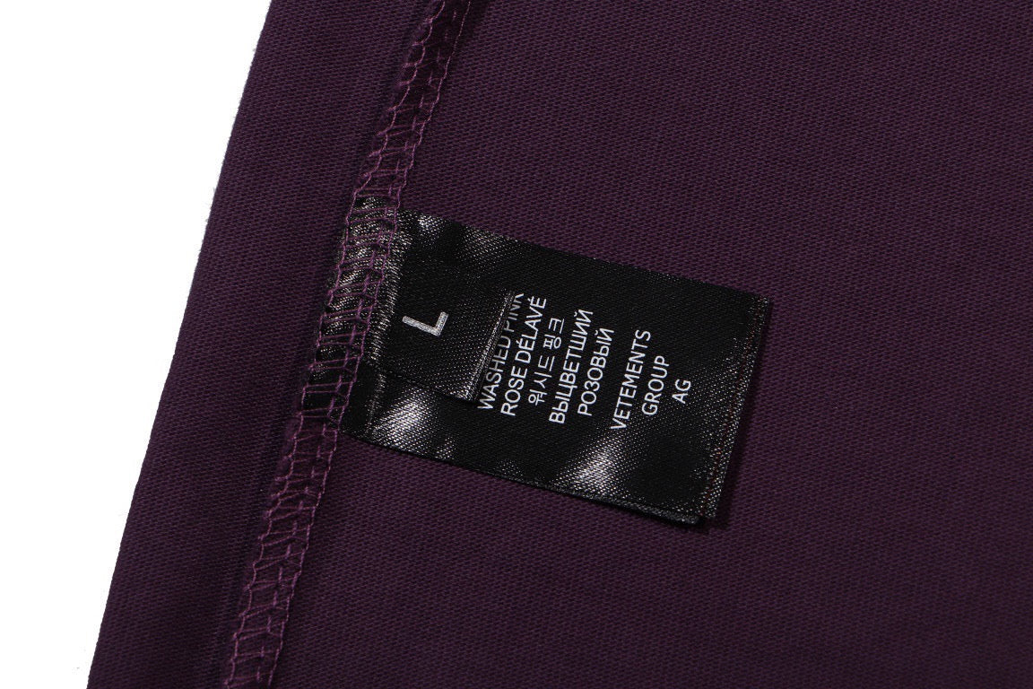 Black,White and Purple T-shirt
