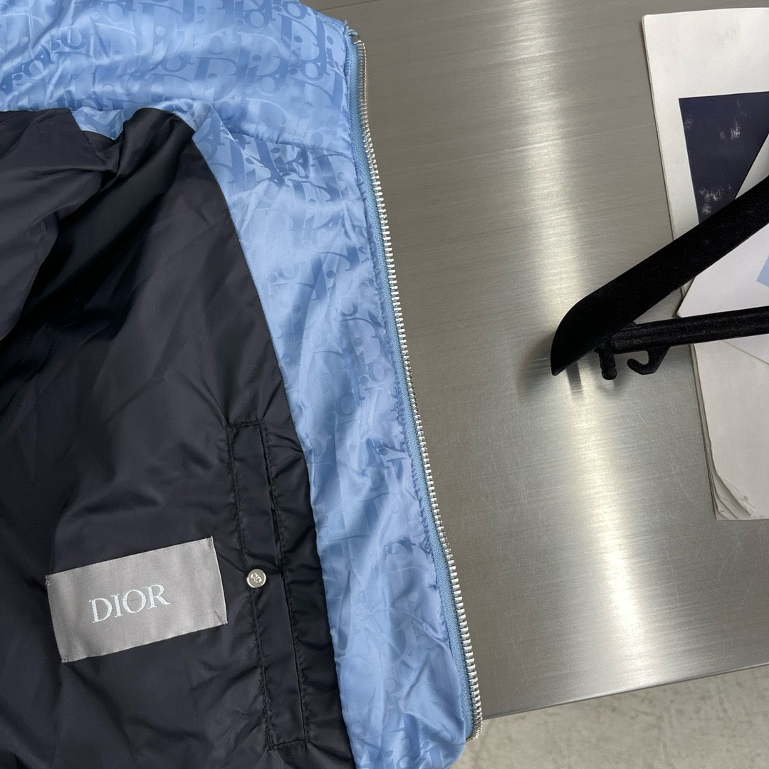 Blaue Jacke