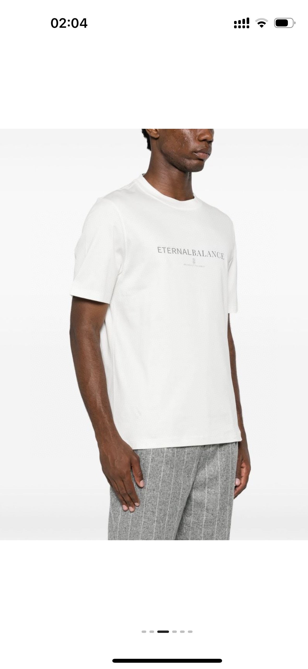 Schwarz-weißes T-Shirt