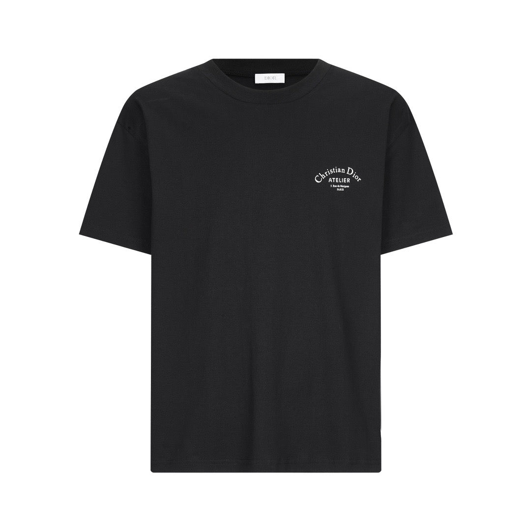 Schwarz-weißes T-Shirt