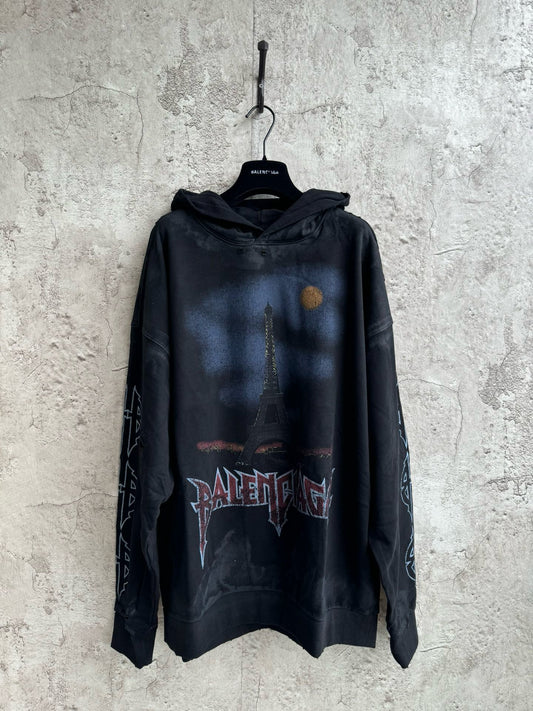 Schwarzer Hoodie