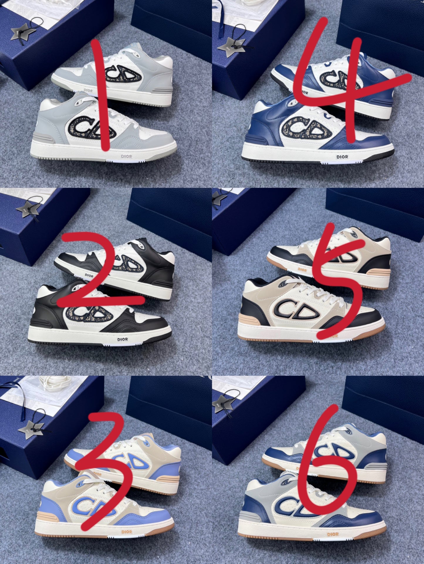 Mehrfarbige Schuhe
