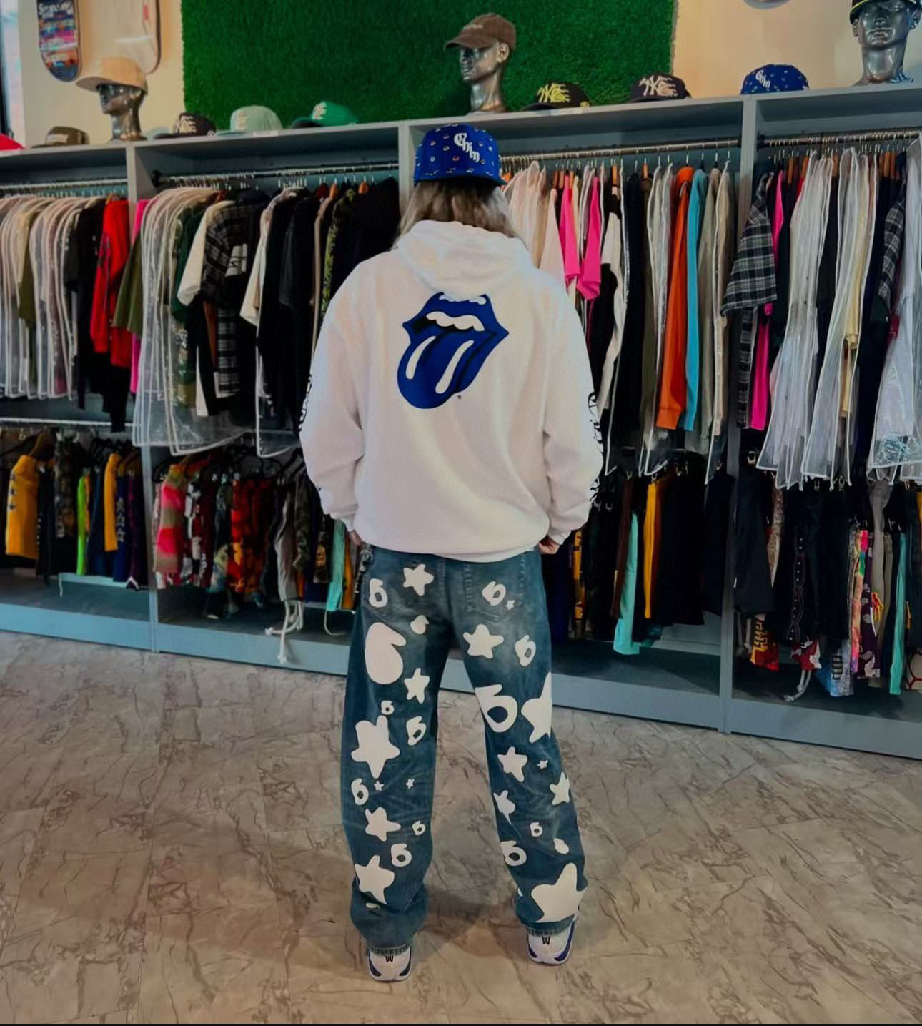 pantalón azul
