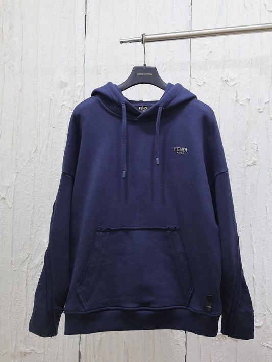 Blauer Hoodie