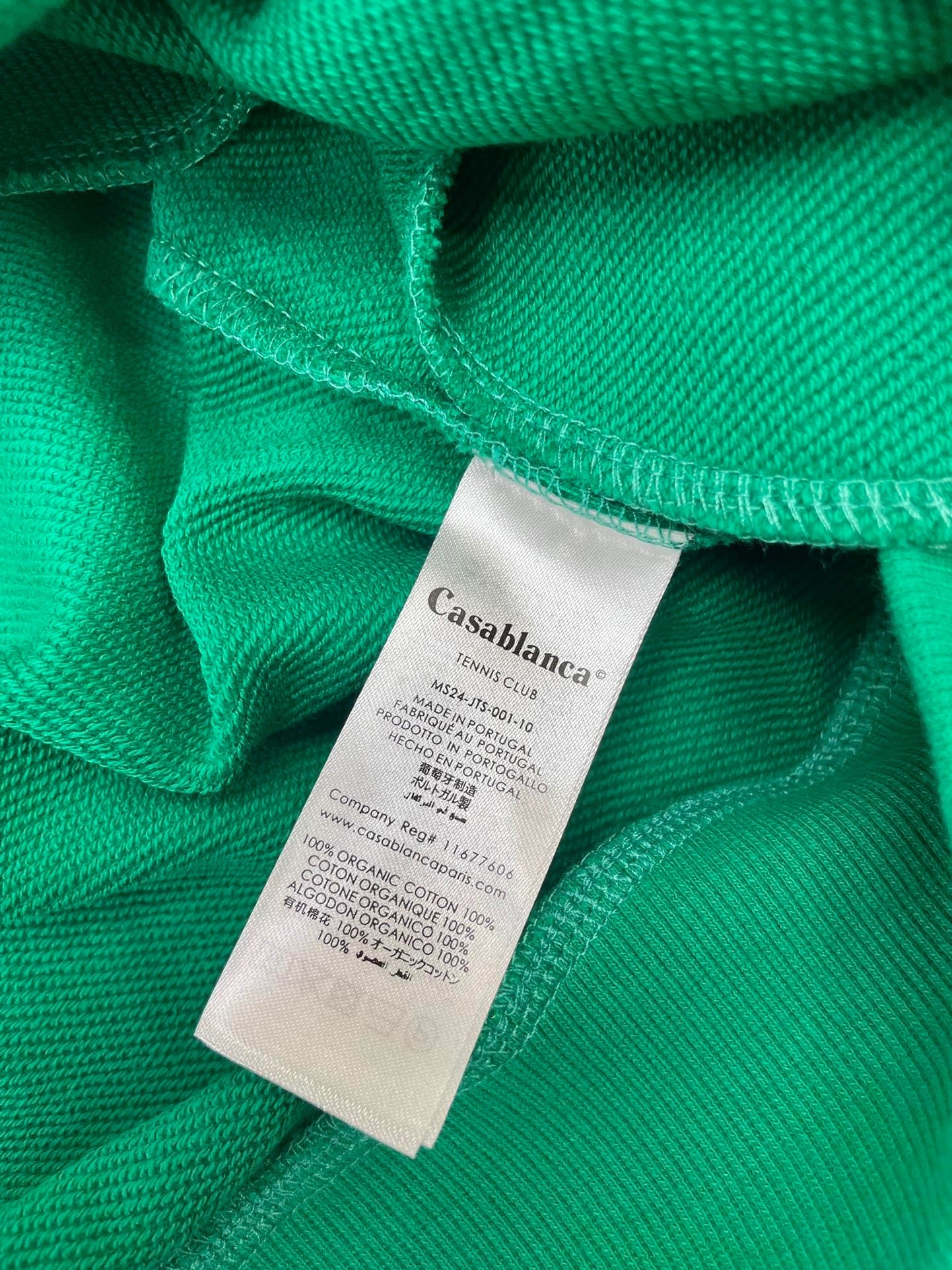 Chaqueta roja y verde