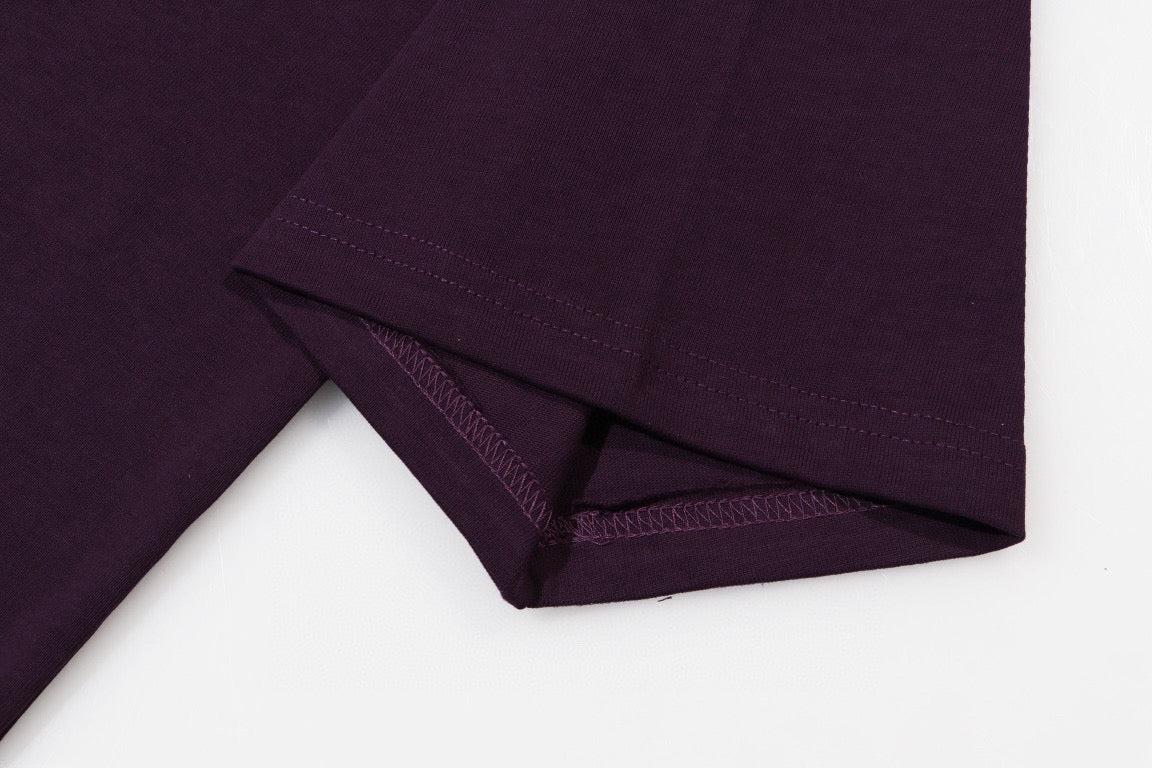 Black,White and Purple T-shirt