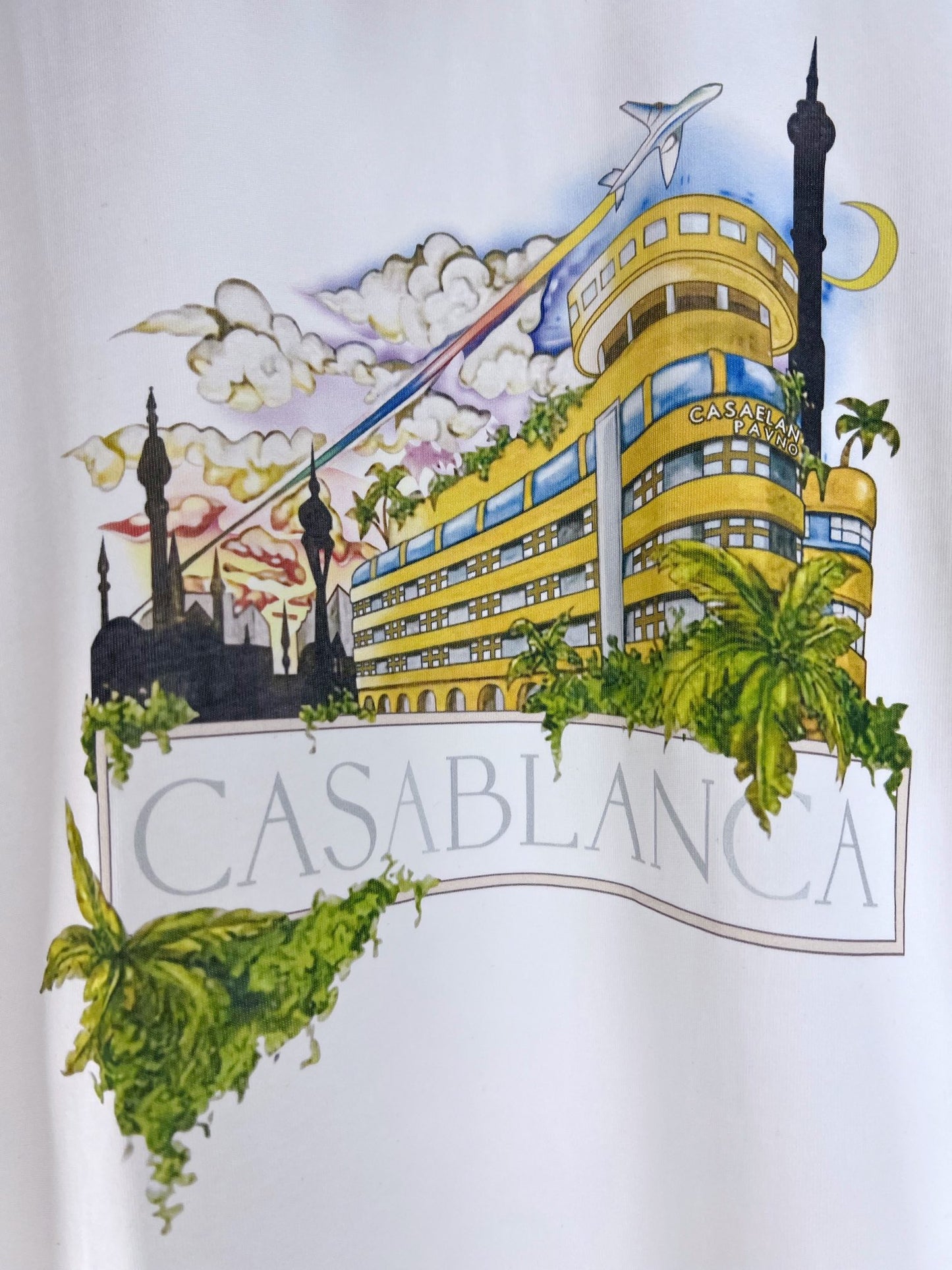 Blau-weißes T-Shirt