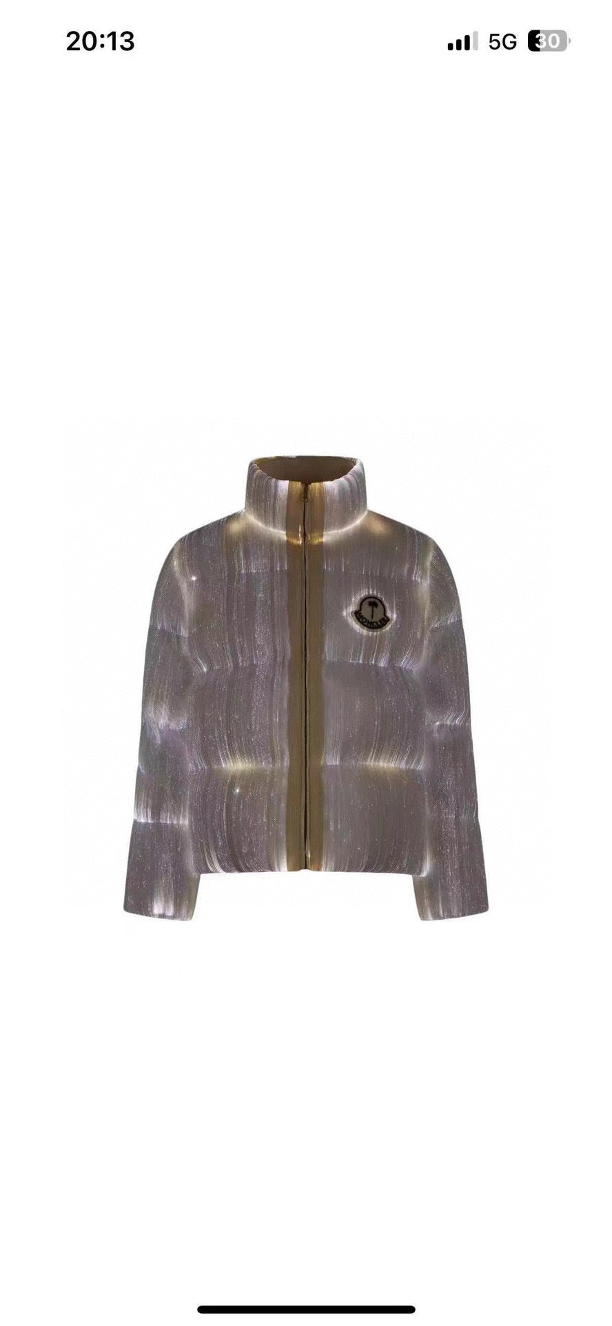 Weiße Jacke