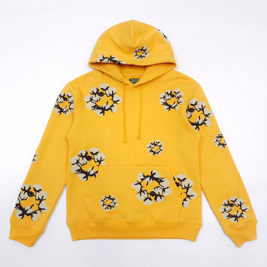 Gelber Kapuzenpullover