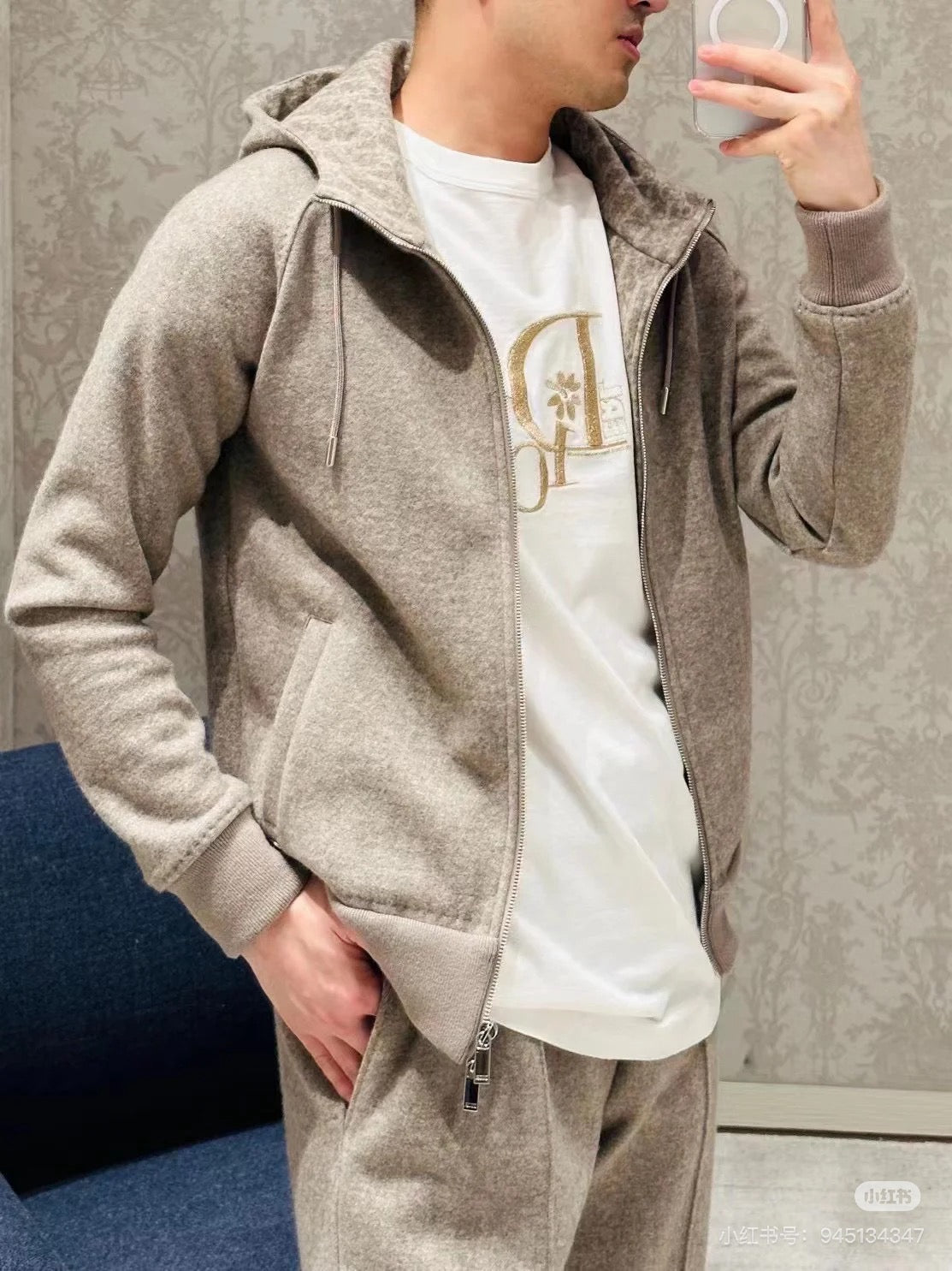 Dark black and Khaki Jacket