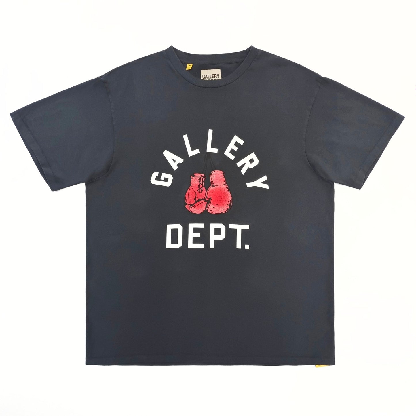 Camiseta amarilla, caqui y negra